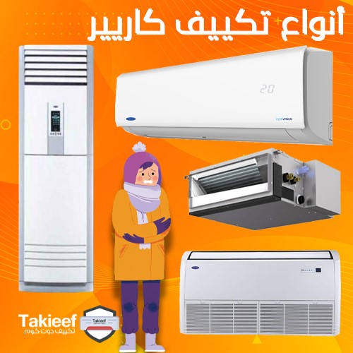 انواع تكييفات كاريير فى الاسواق